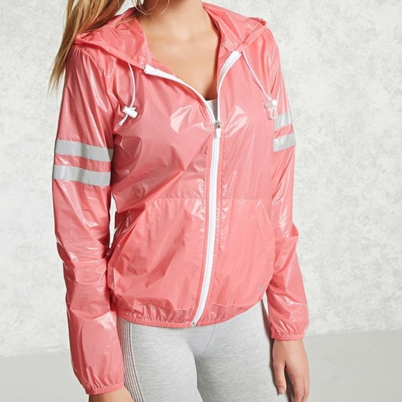 reflective pink jacket